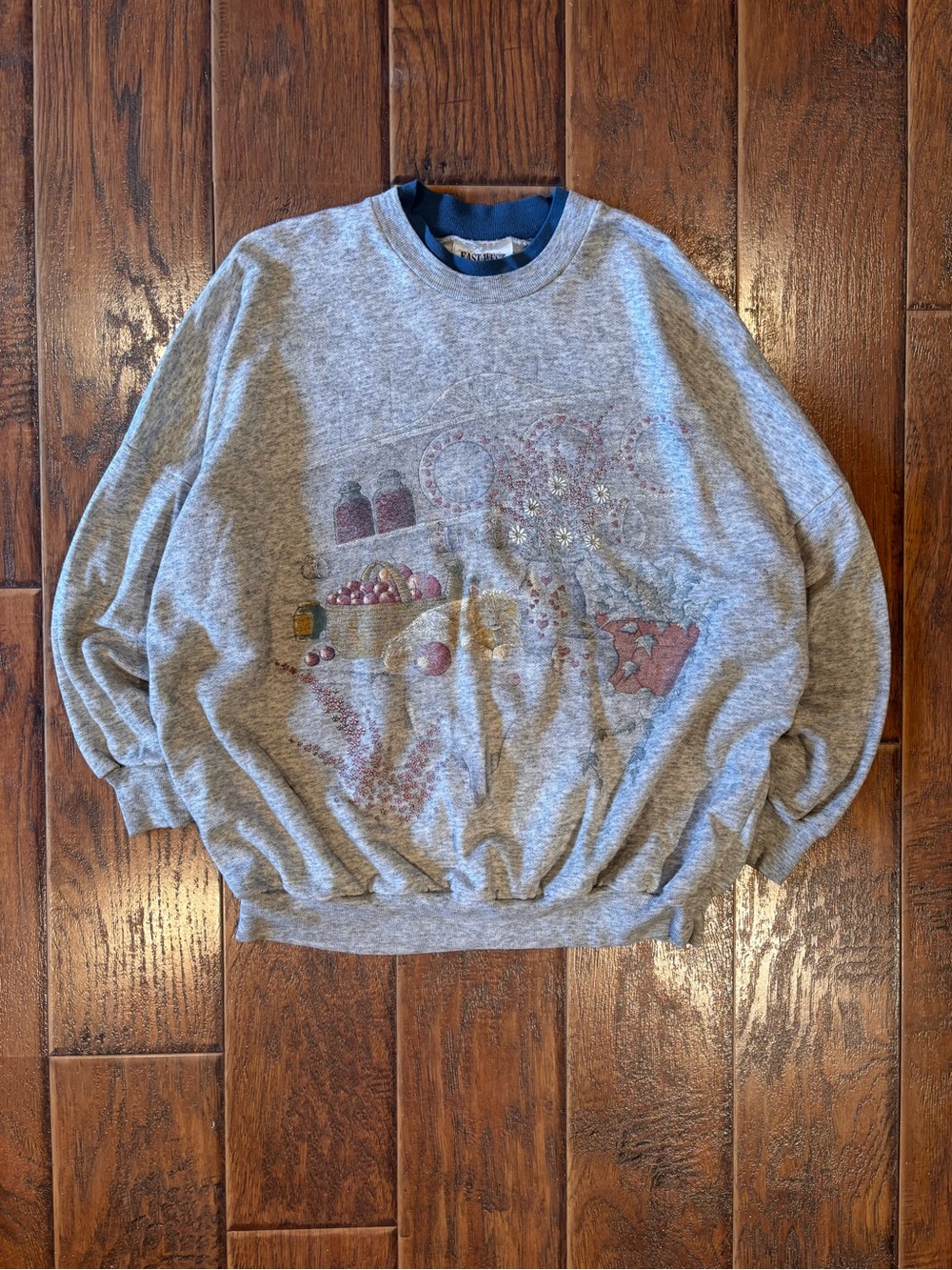 Vintage 90s Cat Grandma Sweater